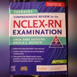 Saunders comprehensive review  for the NCLEX-RN Examination. 9th Edition